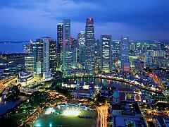 Aerial View of Singapore